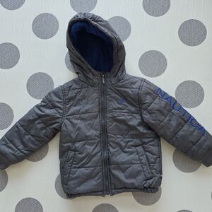 Nautica Charcoal Jacket with Navy Accents